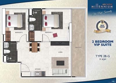 2 Bedroom 2B-G