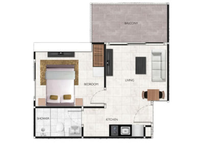 One Bedroom B