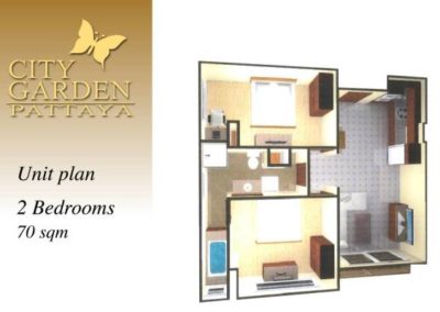 Plan Room City Garden Pattaya (2)