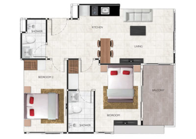 Two Bedroom A