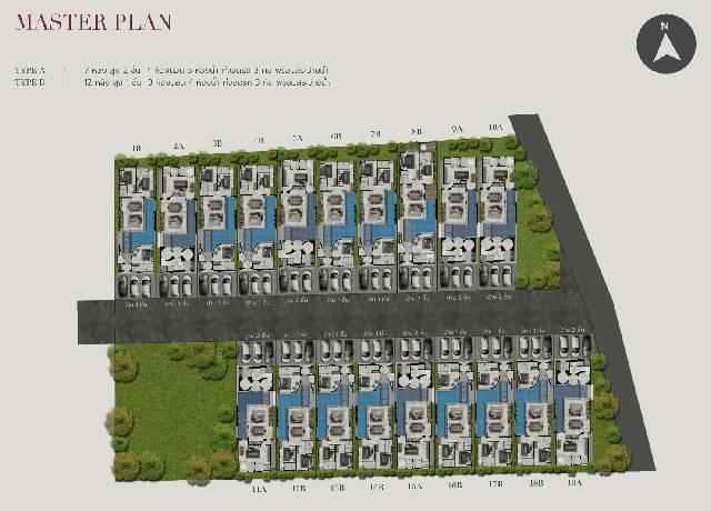 Plan de masse Inara Villa