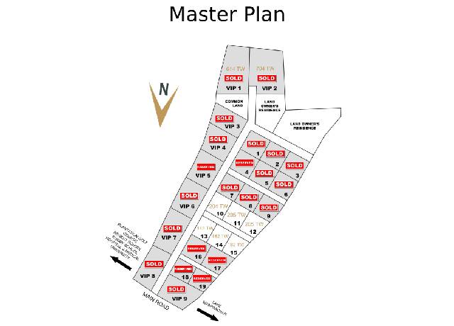 Plan de masse The Plantation Estates